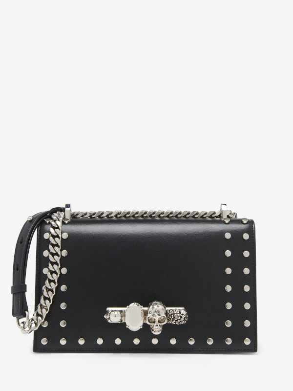 ALEXANDER MCQUEEN - Stud-embellished Jewelled Satchel - Item 55412814C281000